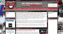 Desktop Screenshot of ontarionationals.com